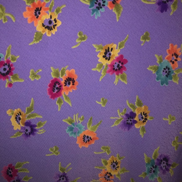 LAVENDER MAXI FLORAL BEACH DRESS FROM EXPRESS - Picture 3 of 5